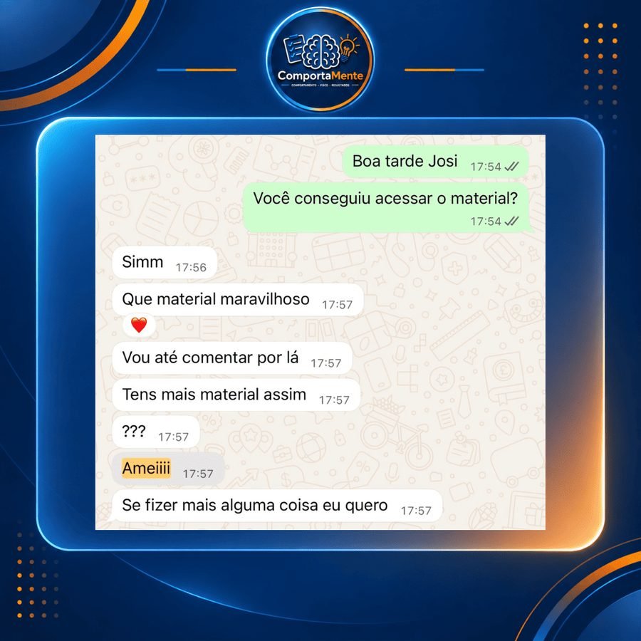 Conversa de cliente no WhatsApp