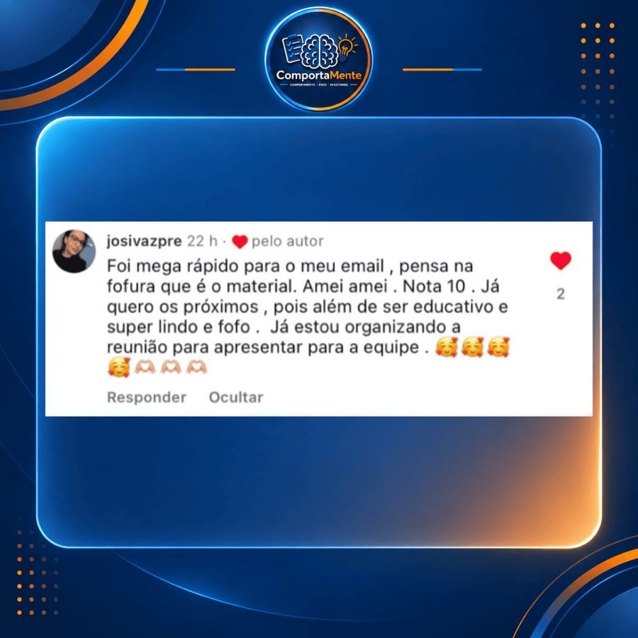 Comentário de cliente no Instagram